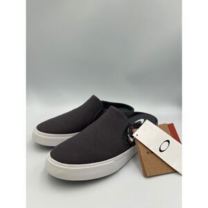 Oakley‎ Canvas Mule Mens Slip On Shoes Dark Grey White FOS901323-27B New
